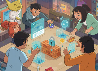 企业场景趣味信息安全意识动画视频